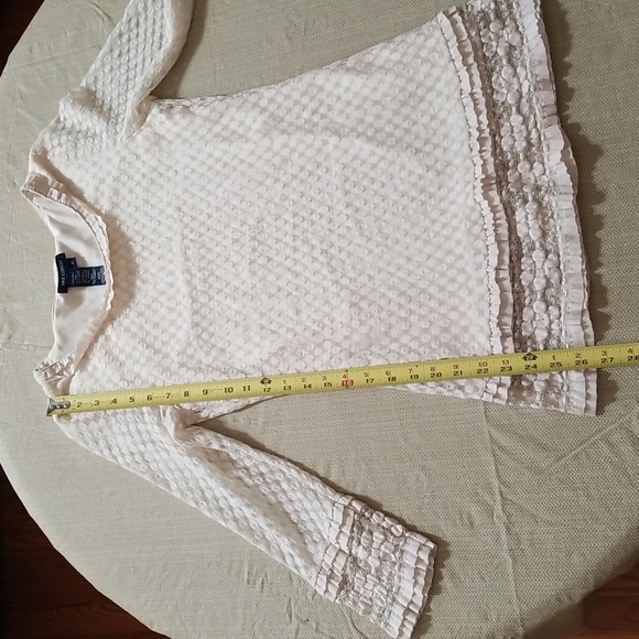 Max Edition Cream Colored Tunic Style top - Picture 11 of 11